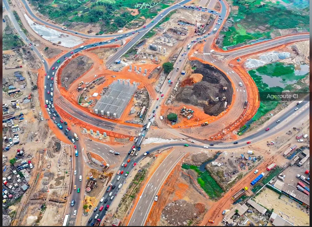 Aménagement carrefour Akwaba : des routes fermées, plan de circulation à partir du 6 janvier à Abidjan
