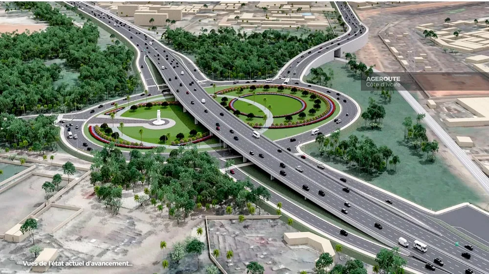 Travaux échangeur carrefour Akwaba : plusieurs routes fermées, le nouveau plan de circulation à Abidjan