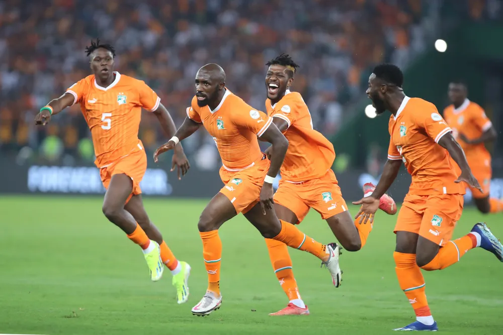 Les Éléphants de Côte d'Ivoire lors de la CAN 2023