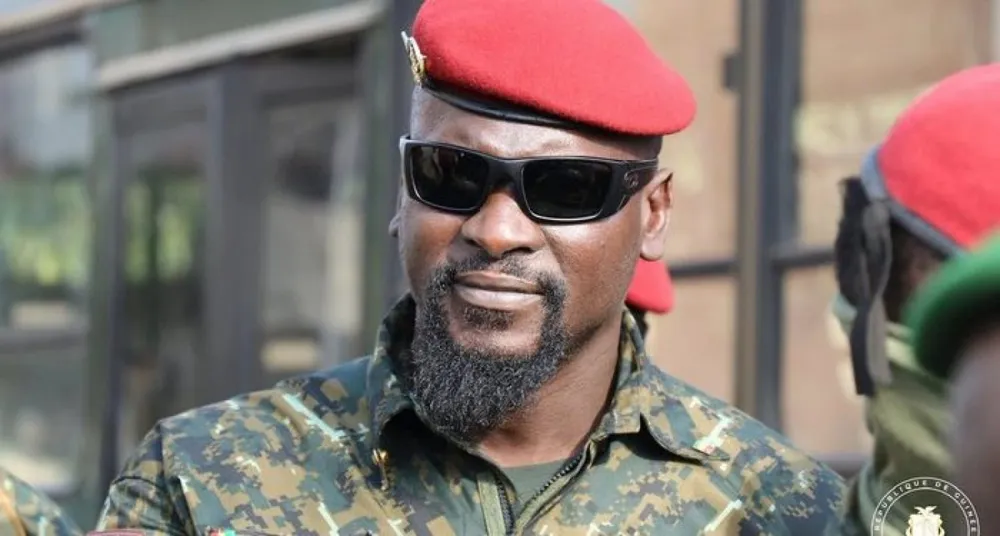Mamadi Doumbouya, président de la Guinée