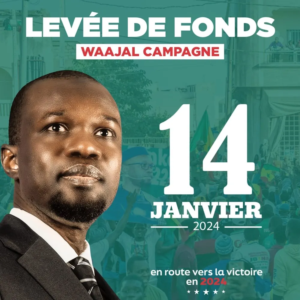 Présidentielle de 2024 : « Levée de fonds » Ousmane Sonko appelle les Sénégalais à soutenir sa campagne