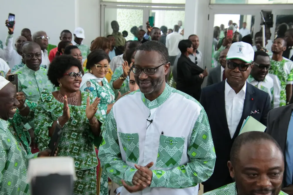 Tidjane Thiam, président du PDCI-RDA