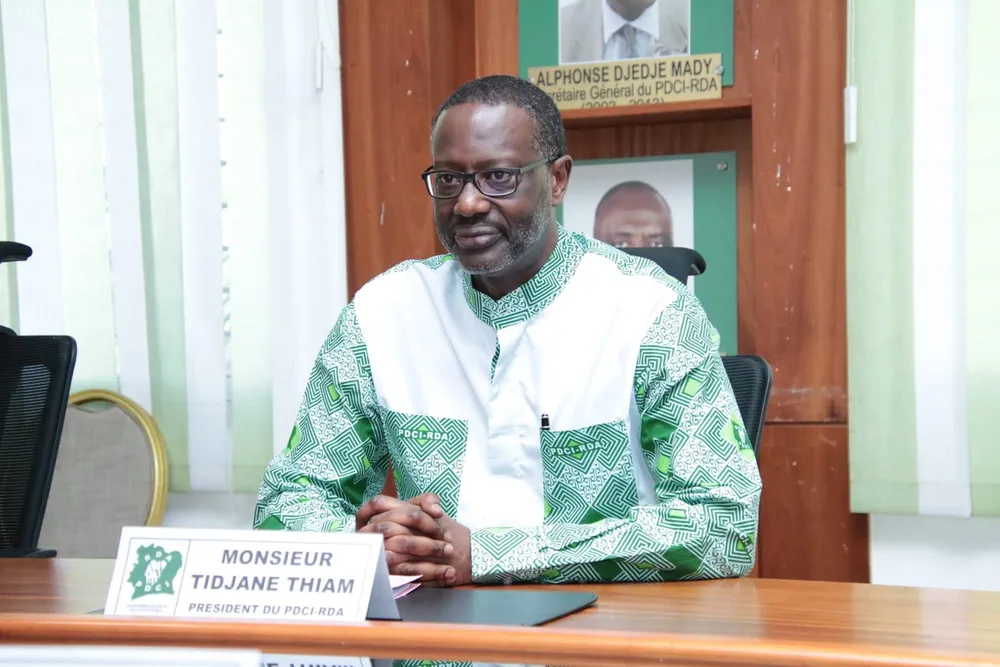 Tidjane Thiam, président du PDCI-RDA