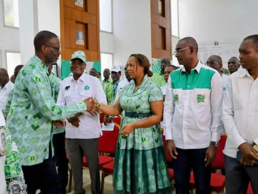 PDCI-RDA : Yasmina Ouégnin se prononce sur l’élection de Tidjane Thiam