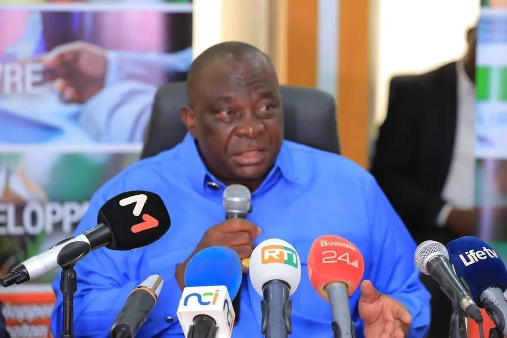 Le ministre de l'Agriculture, Kobenan Kouassi Adjoumani