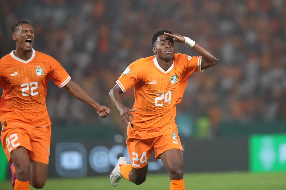 Les Éléphants de Côte d'Ivoire lors de la CAN 2023