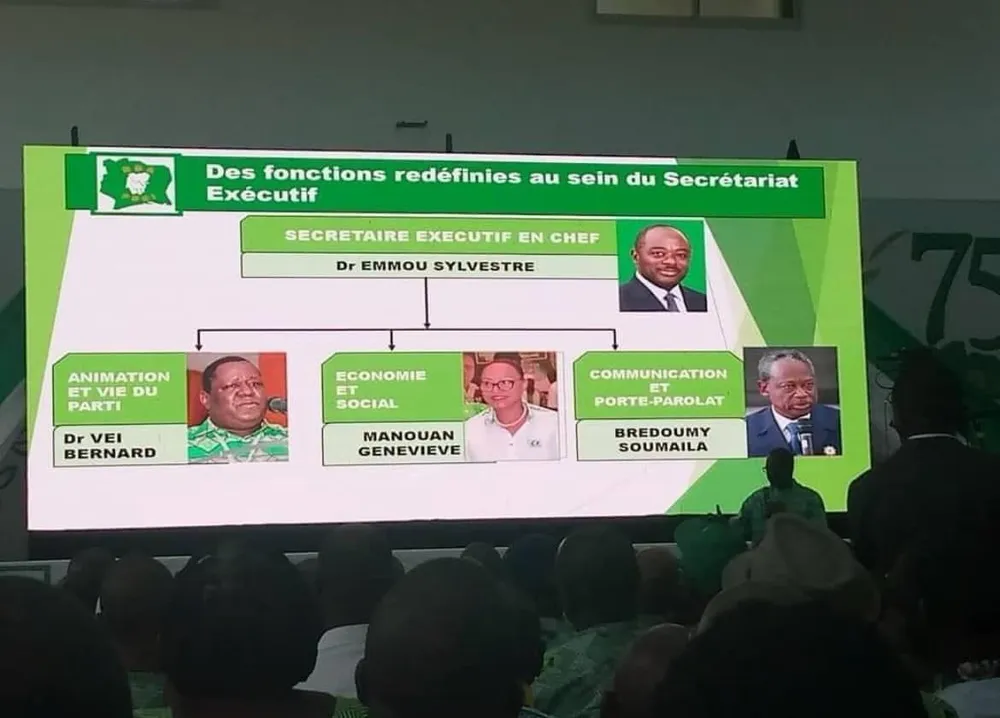Nomination Secrétaire Exécutif en chef du PDCI : Emmou Sylvestre remplace Guikahué