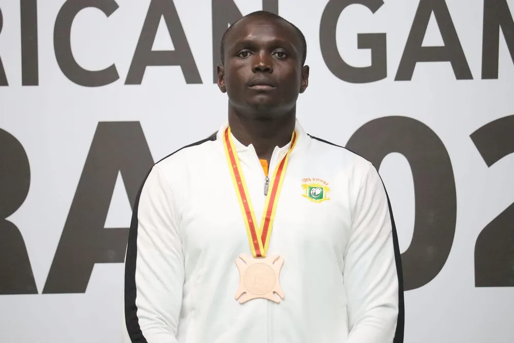 Jeux Africains 2023 : l’Ivoirien Kobenan Koffi Kreme décroche le bronze