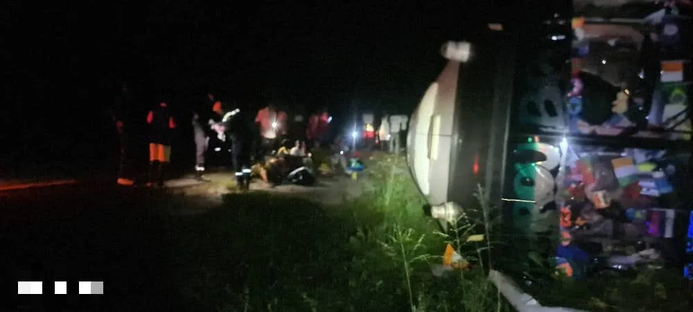 Accident d’un car de transport à Dabou : 20 victimes