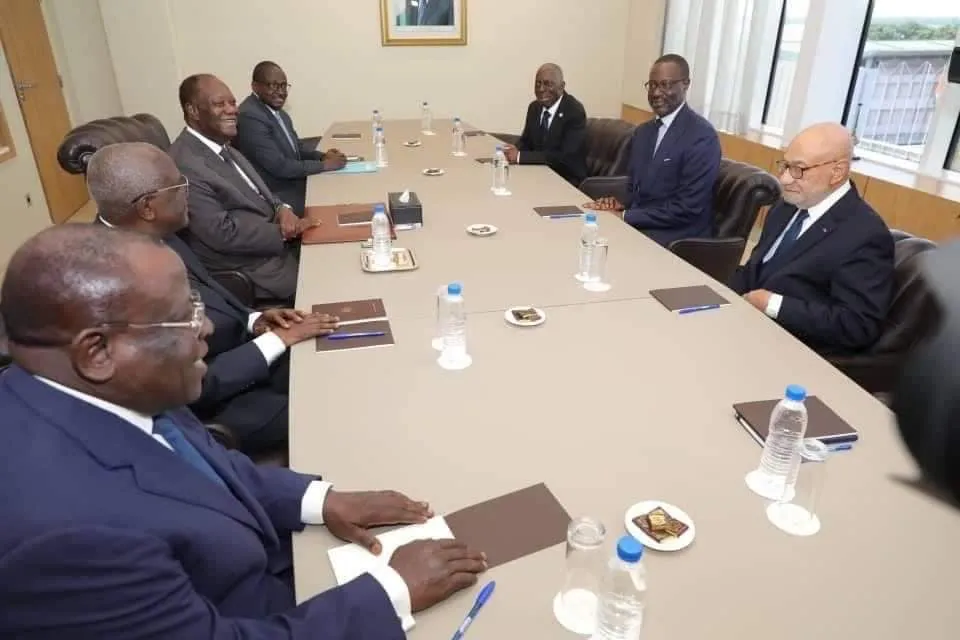 Tidjane Thiam rencontre Alassane Ouattara : « Je suis venu solliciter ses conseils »
