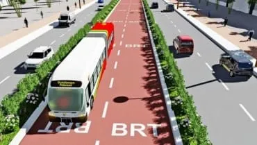 Travaux du Bus Rapid Transit d’Abidjan : le BRT à Adjamé
