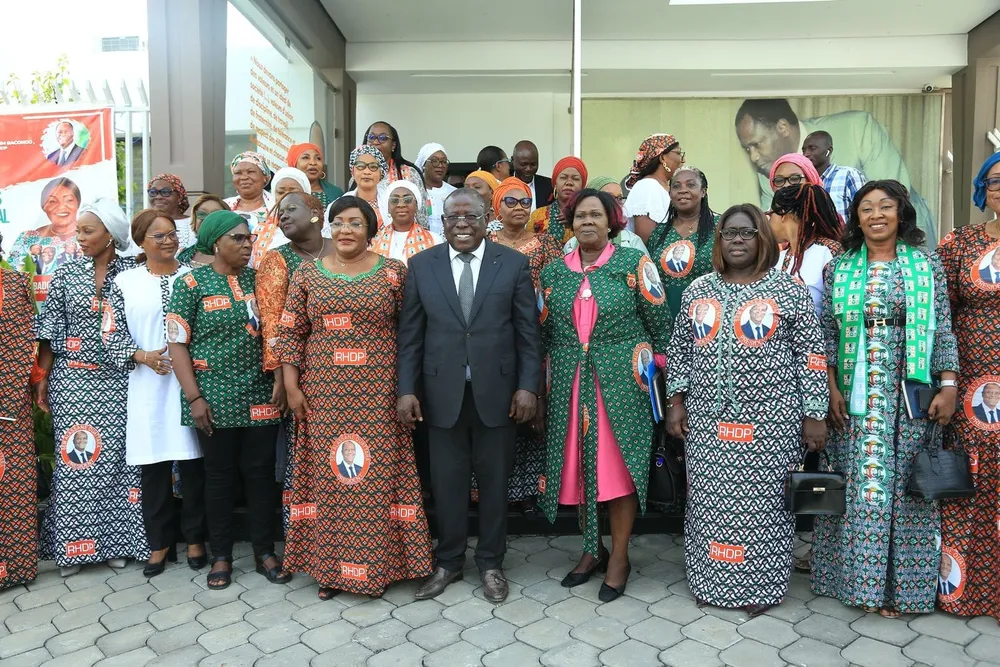 Le RHDP galvanise ses troupes : Cissé Bacongo exhorte les femmes à la mobilisation pour la victoire en 2025