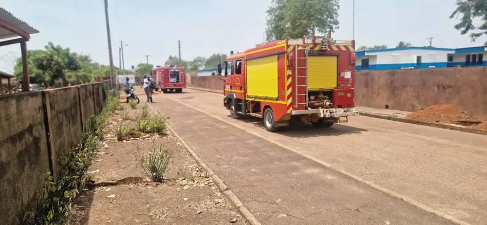 Incendie à la Direction Régionale de la Santé de Korhogo ce dimanche