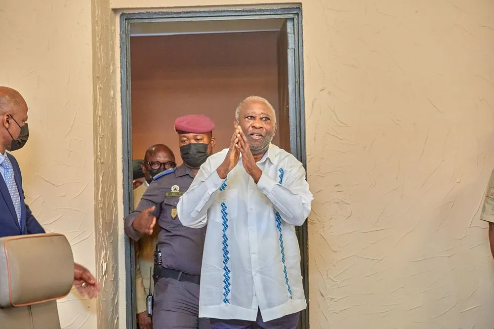 Laurent Gbagbo lors réunion du CSP du PPA-CI le 11 avril 2024