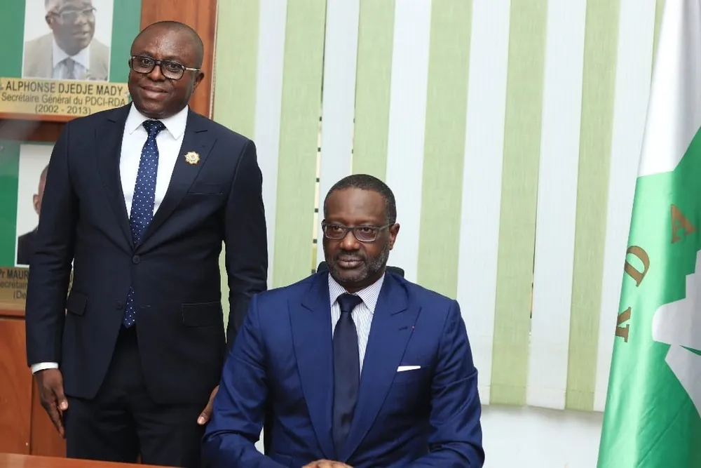 Brédou Athanase, Député d'Abengourou et Thiam, président du PDCI