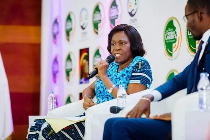 Simone Gbagbo lors de la rentrée solennelle de l'Alliance des Femmes Leaders pour le développement (AFLD) pour l'année 2024/2