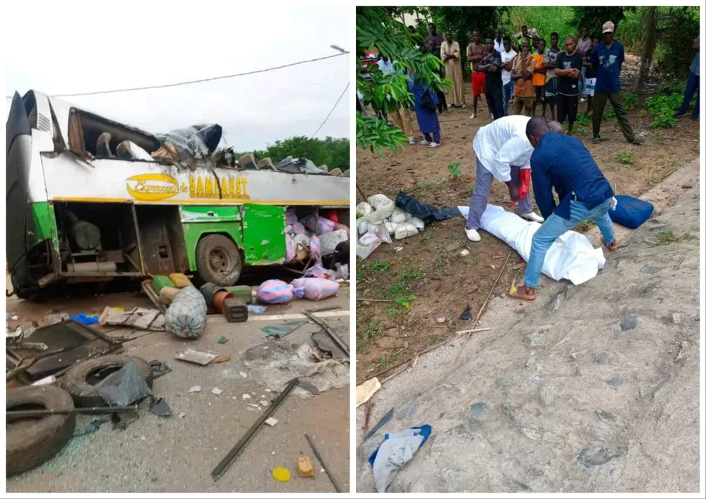 Accident sur la route Aboisso