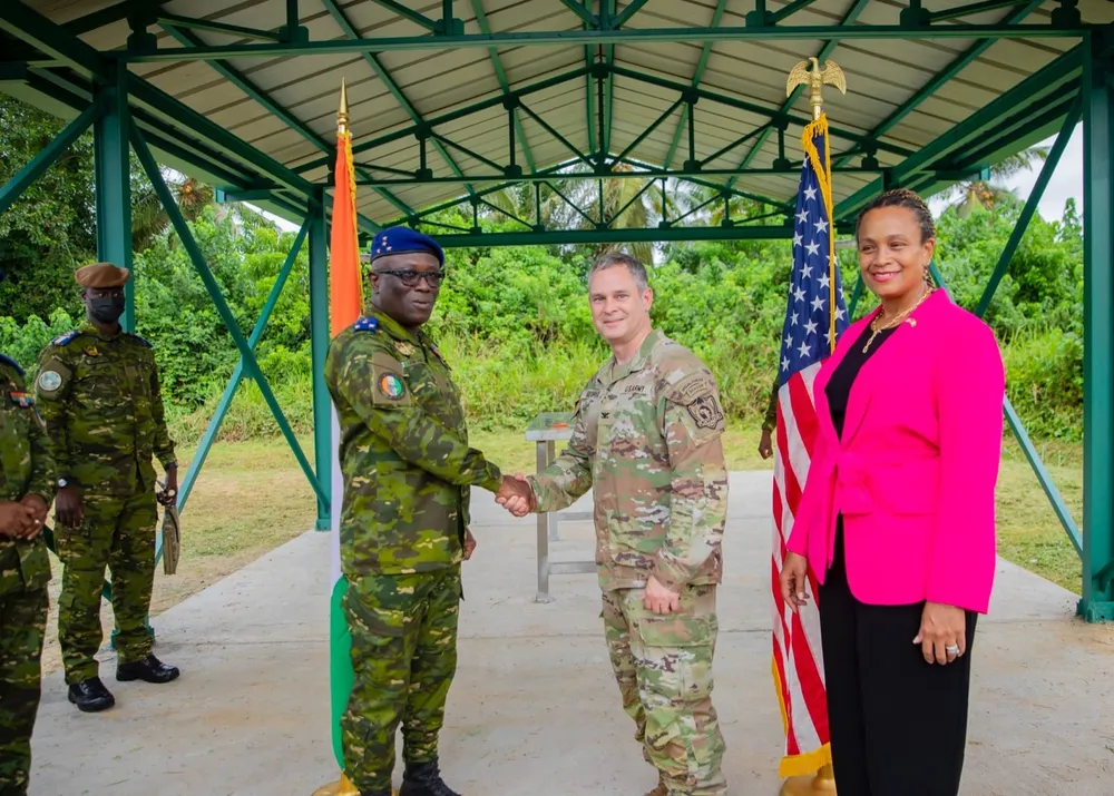 Le Général de Corps d'Armée Lassina Doumbia, Chef d'Etat-Major Général des Armées ivoiriennes, a donne le coup d'envoi de l'E