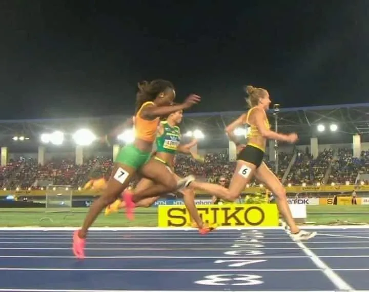 L'équipe ivoirienne du relais 4x100m le 5 mai 2024 aux Bahamas