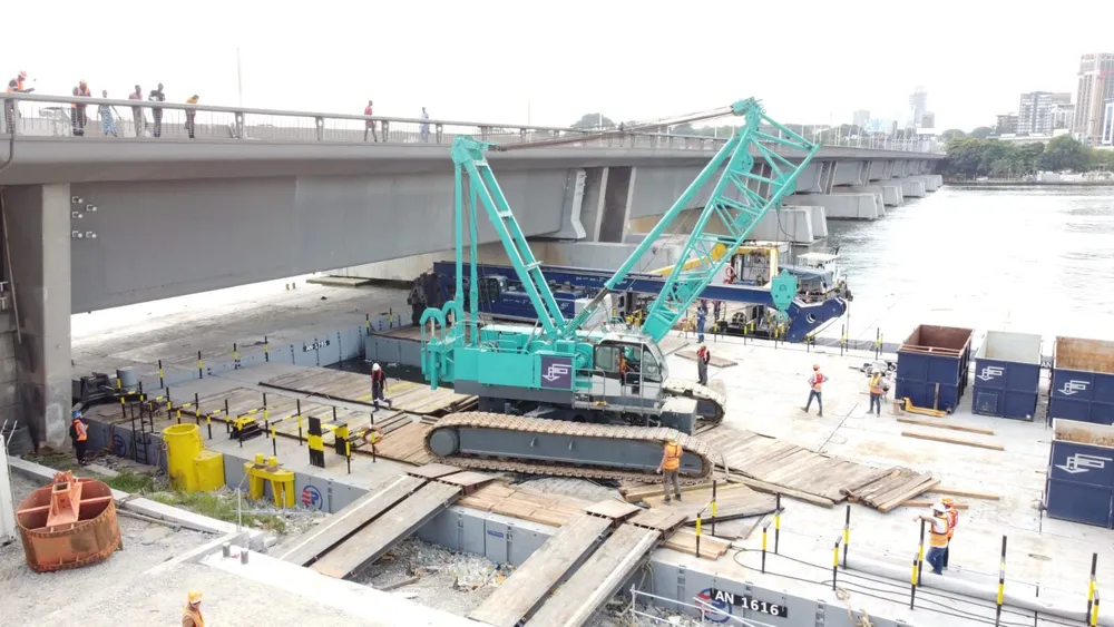 Construction du métro d'Abidjan