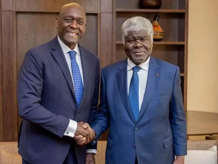 Robert Beugré Mambé et Makhtar Diop, Dg de SFI