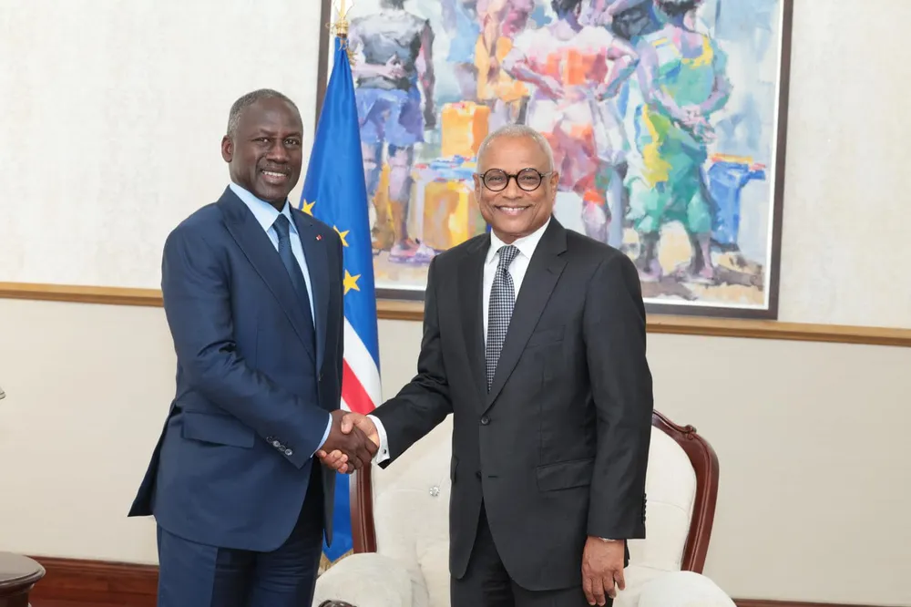 Adama Bictogo échange avec José Maria Pereira Neves le 13 juin 2024
