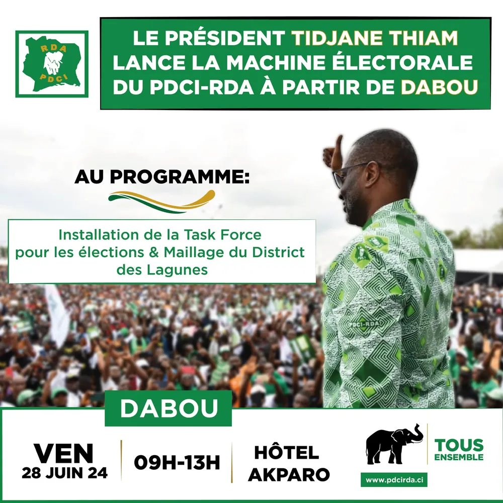 Installation de la Task Force et maillage du PDCI du District des Lagunes