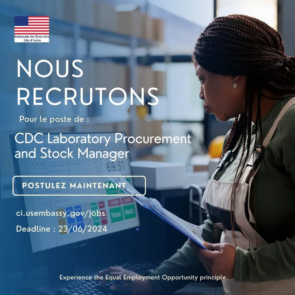 Ambassade des États-Unis à Abidjan recrute