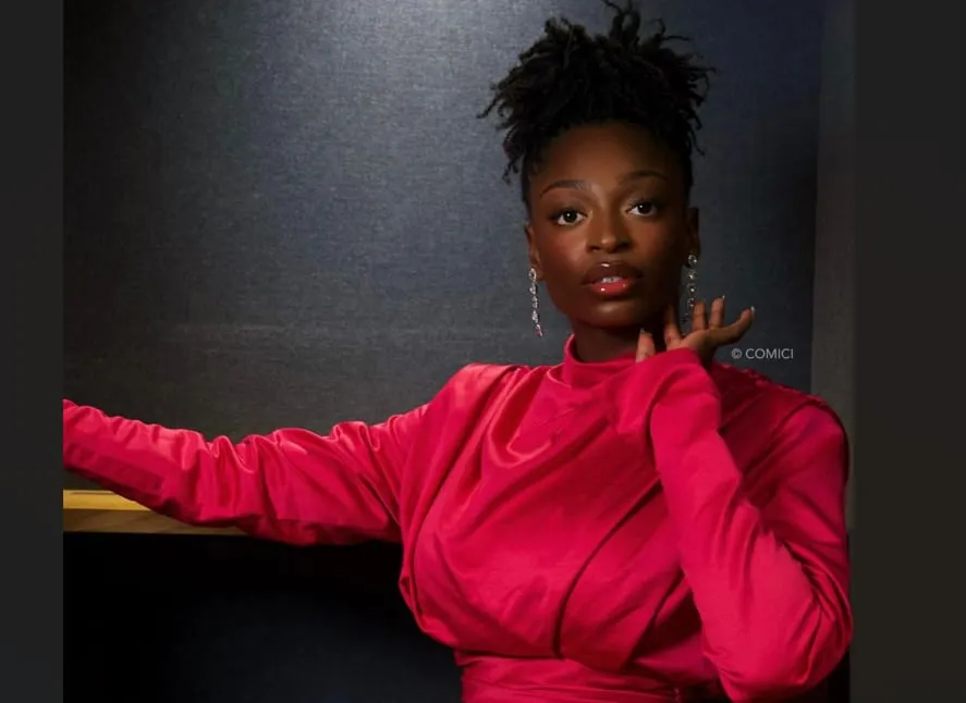 Eby Océane, candidate qui représente l'Angleterre lors de la grande finale de Miss Côte d'Ivoire 2024