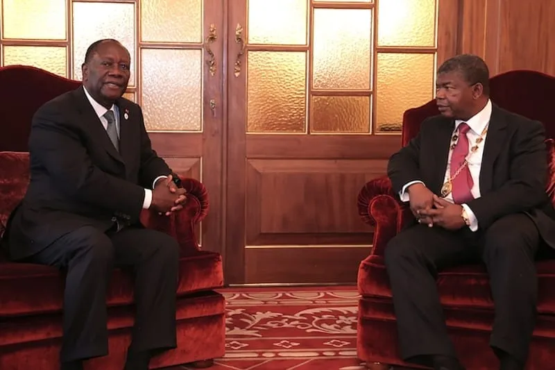 João Lourenço et Alassane Ouattara