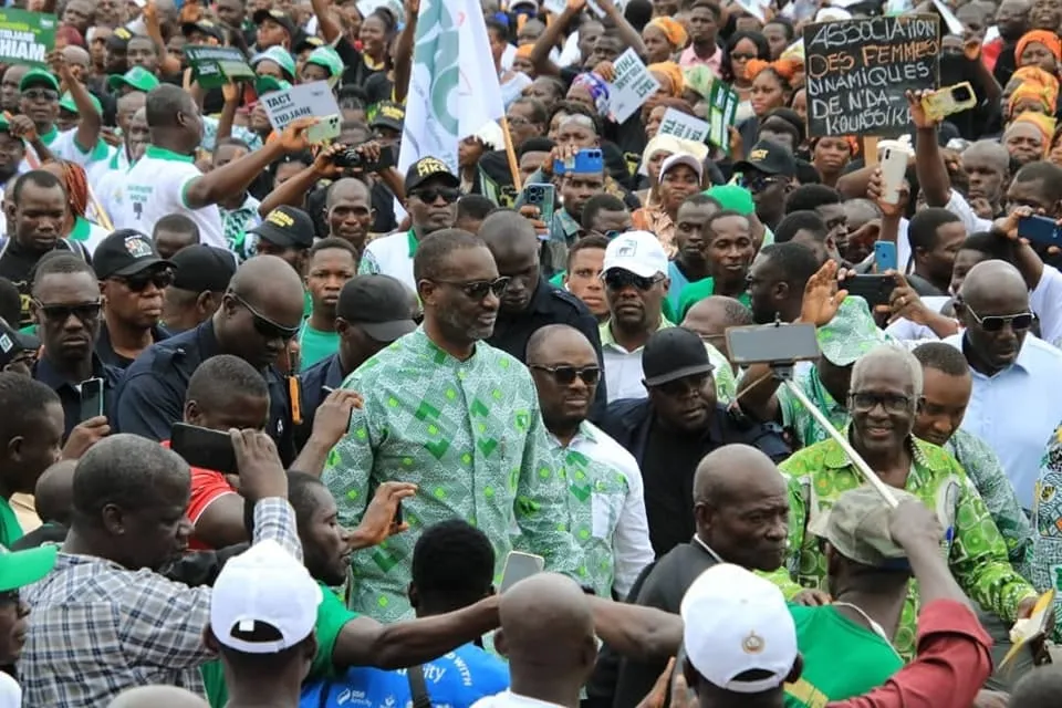 Meeting du PDCI à Soubré le 22 juin 2024