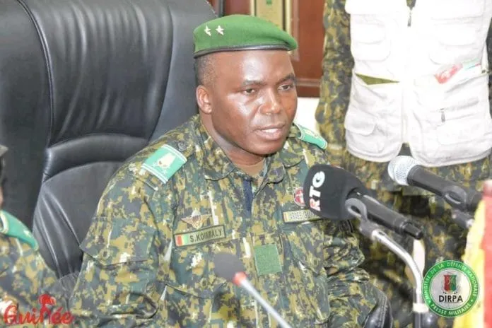 Le colonel Sadiba Koulibaly, ancien chef d'état-major général des armées et chargé d'affaires à l'ambassade de Guinée à Cuba
