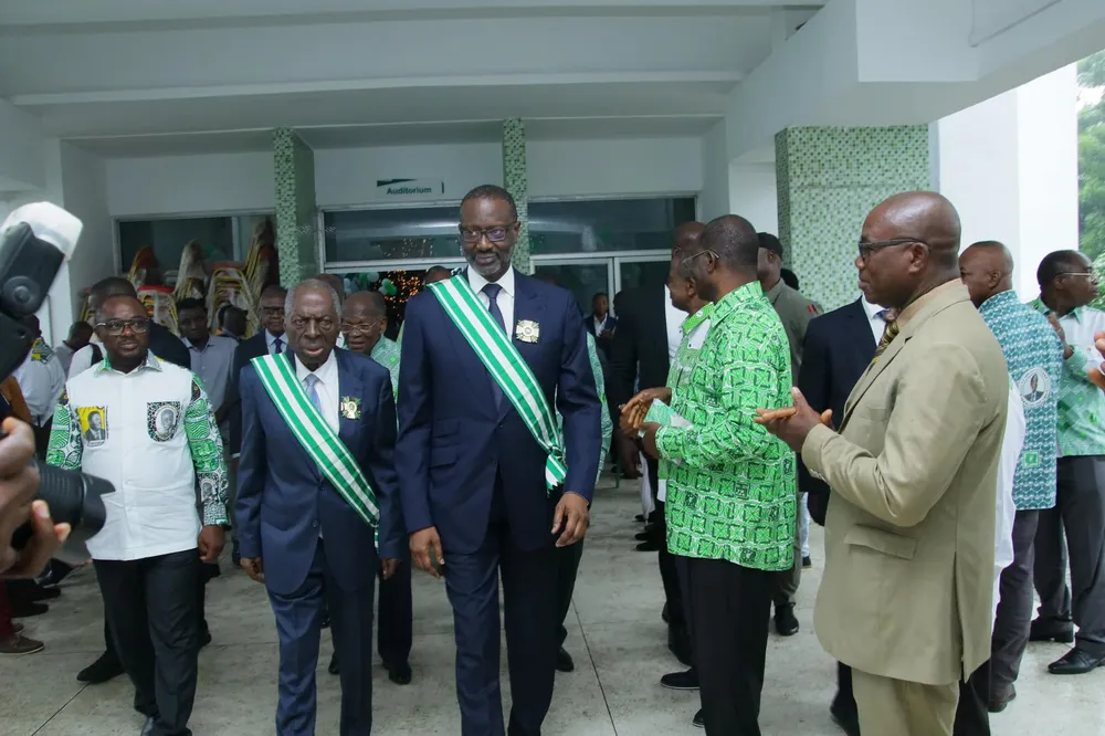 Tidjane Thiam élevé à la dignité de Grand Maître et de Grand Croix de l'ordre du Bélier le 14 juin 2024