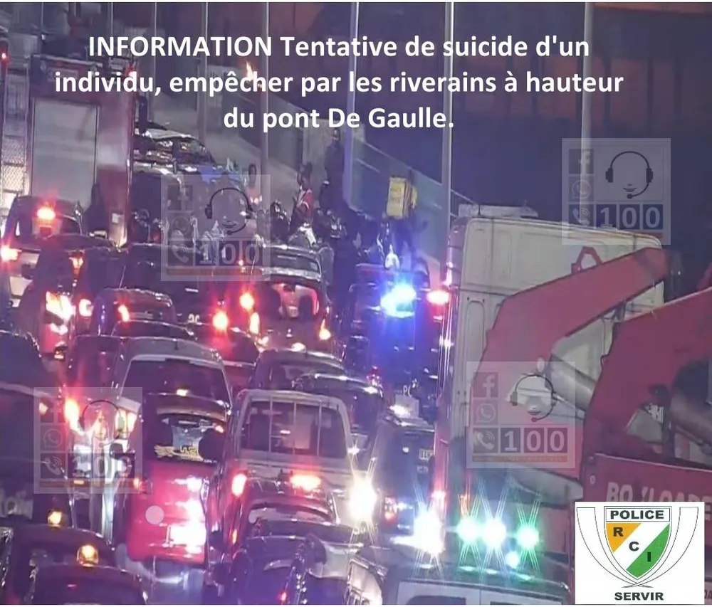 Pont De Gaulle : Un lieu maudit ? deux drames en une soirée ce mardi, une tentative de suicide déjouée, une femme se jette dans la lagune