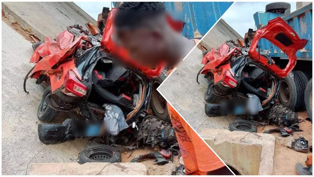 Accident de la circulation à Abobo, sur la voie Y4 en direction d'Anyama