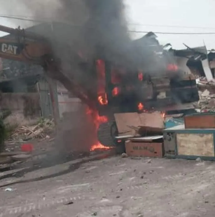 Incendie à Adjamé ce 25 juillet 2024