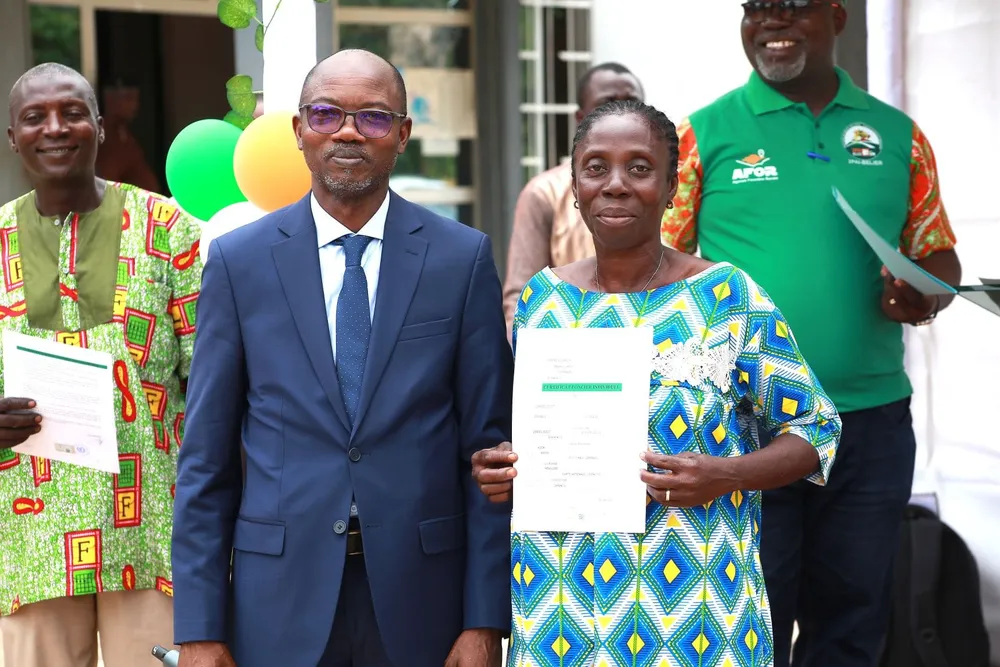 Projet d'Amélioration et de Mise en Œuvre de la Politique Foncière Rurale (PAMOFOR) en Côte d'Ivoire © Crédit photo Sercom Go