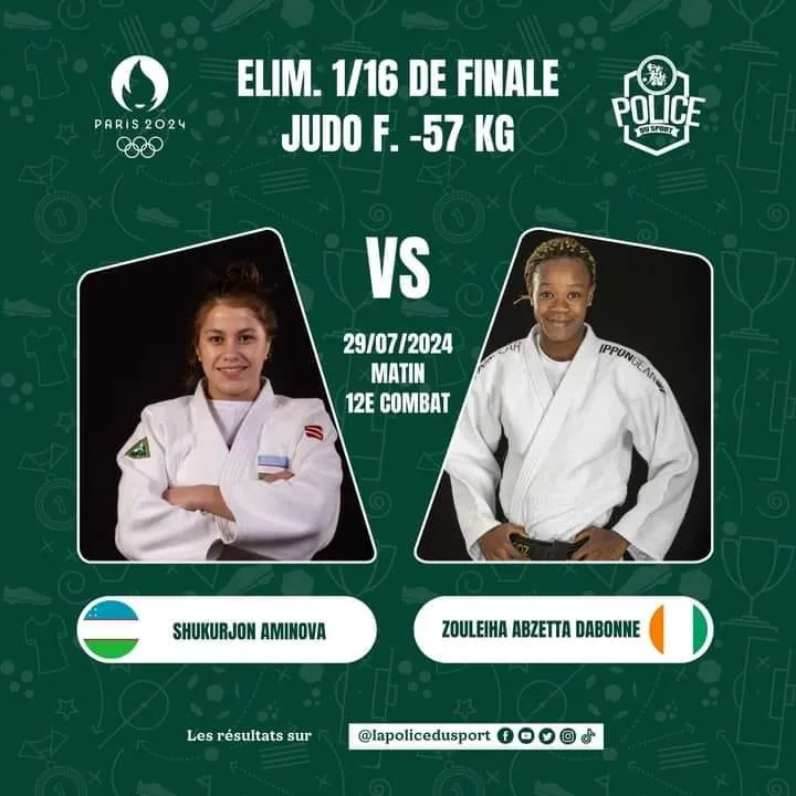 Zouleiha Dabonne, l'espoir ivoirien du judo