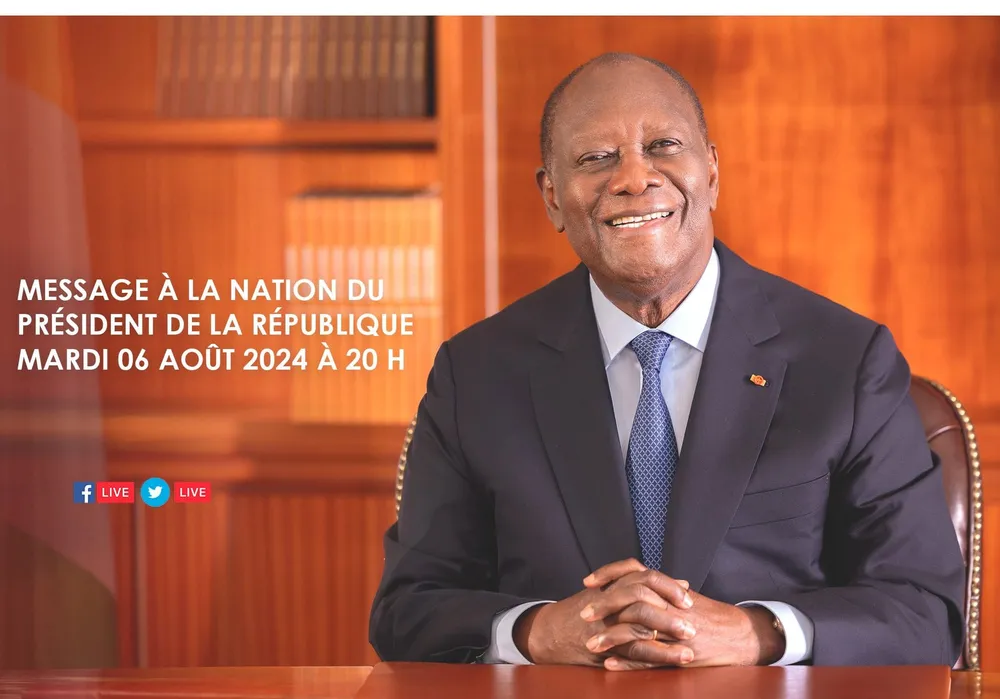Discours 64 ans d’indépendance de la Côte d’Ivoire : résumé du message de Ouattara
