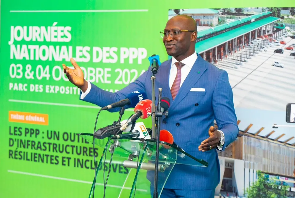 Moussa Kouyaté, président du Comité national de pilotage des partenariats public-privé (CNP-PPP), lors du lancement "Les Jour