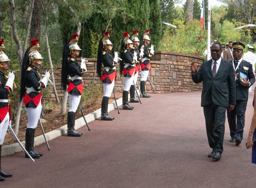 Téné Birahima Ouattara à la commémoration des 80 ans du débarquement en Provence