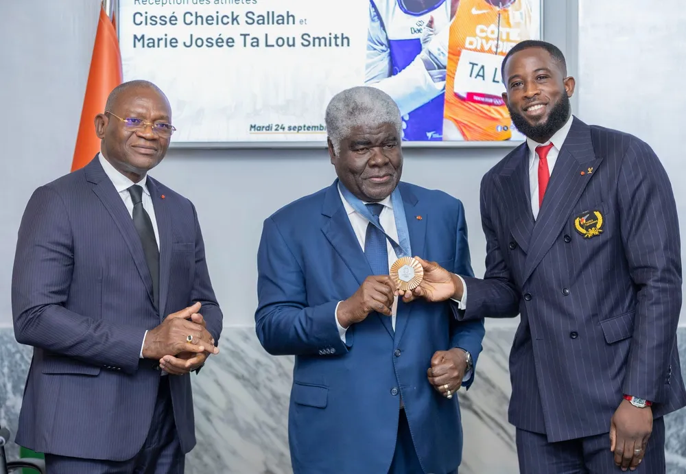 Cissé Cheick et Marie Josée Ta Lou les porte-drapeaux de la Côte d'Ivoire aux JO Paris 2024