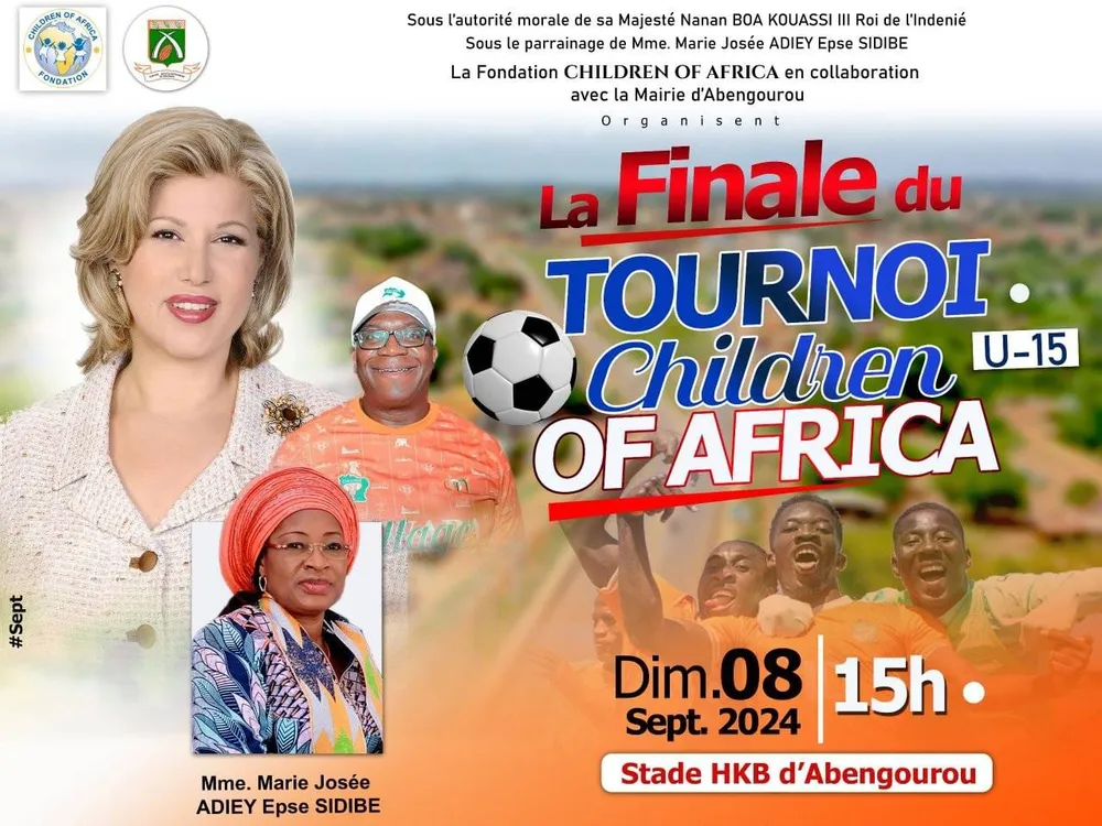 Finale du tournoi CHILDREN U-15 OF AFRICA le 8 septembre