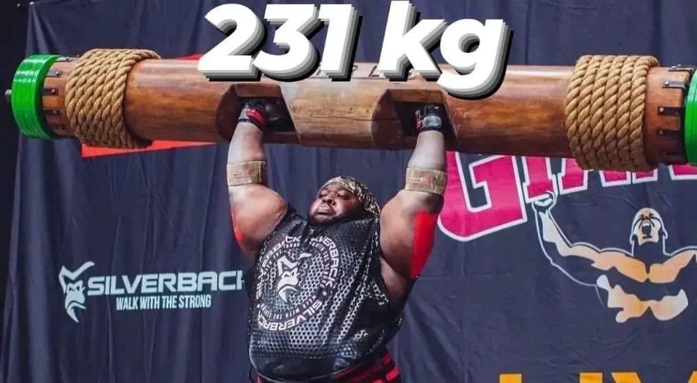 Iron Biby, le Burkinabè pulvérise le record du monde au World Log Lift 2024 
