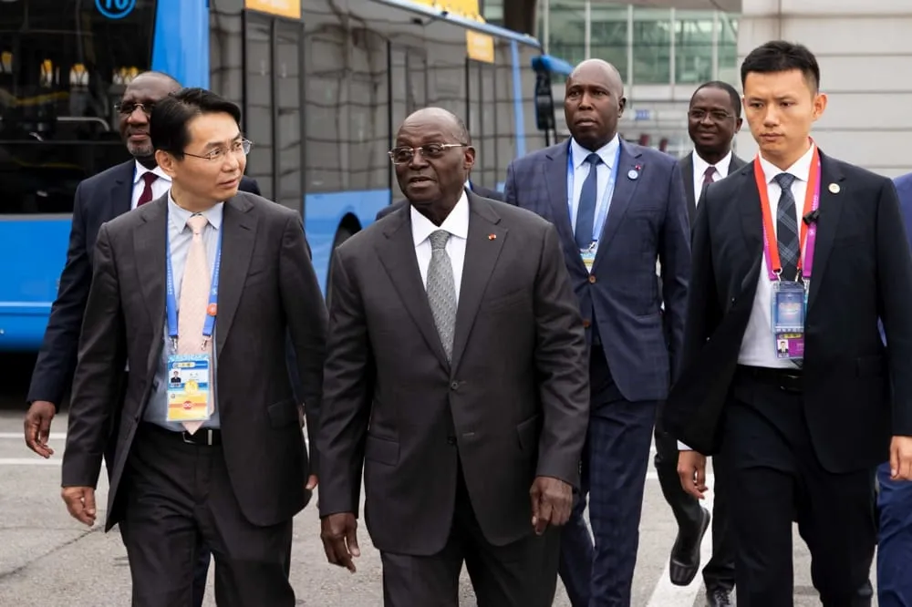 Le vice-président ivoirien, Tiémoko Meyliet à Beijing