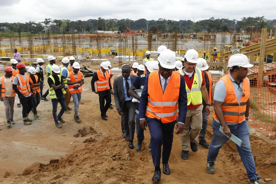 Construction CHU d'Abobo
