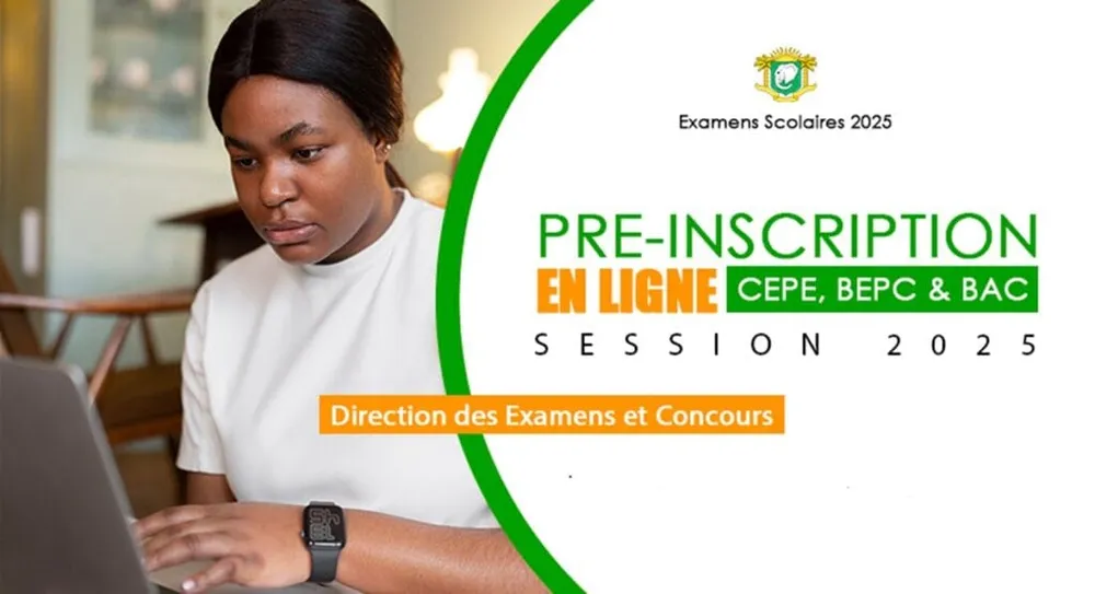 Pré-inscriptions en ligne pour le CEPE, BAC et BEPC 2025