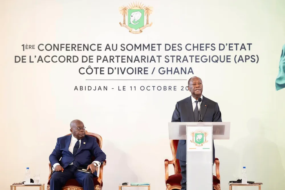Les Présidents Ouattara et Akufo-Addo échangent sur le projet de la monnaie unique Eco-CEDEAO