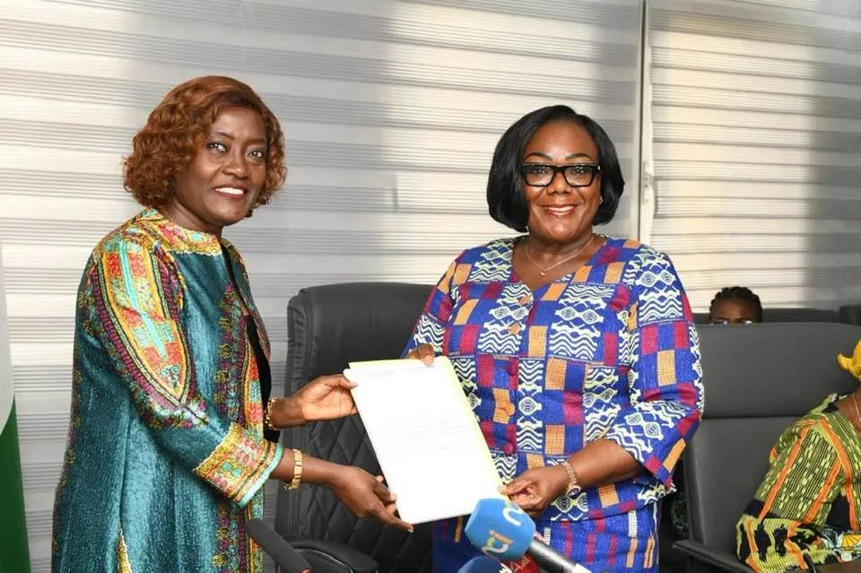 Mariatou Koné et Anne Ouloto