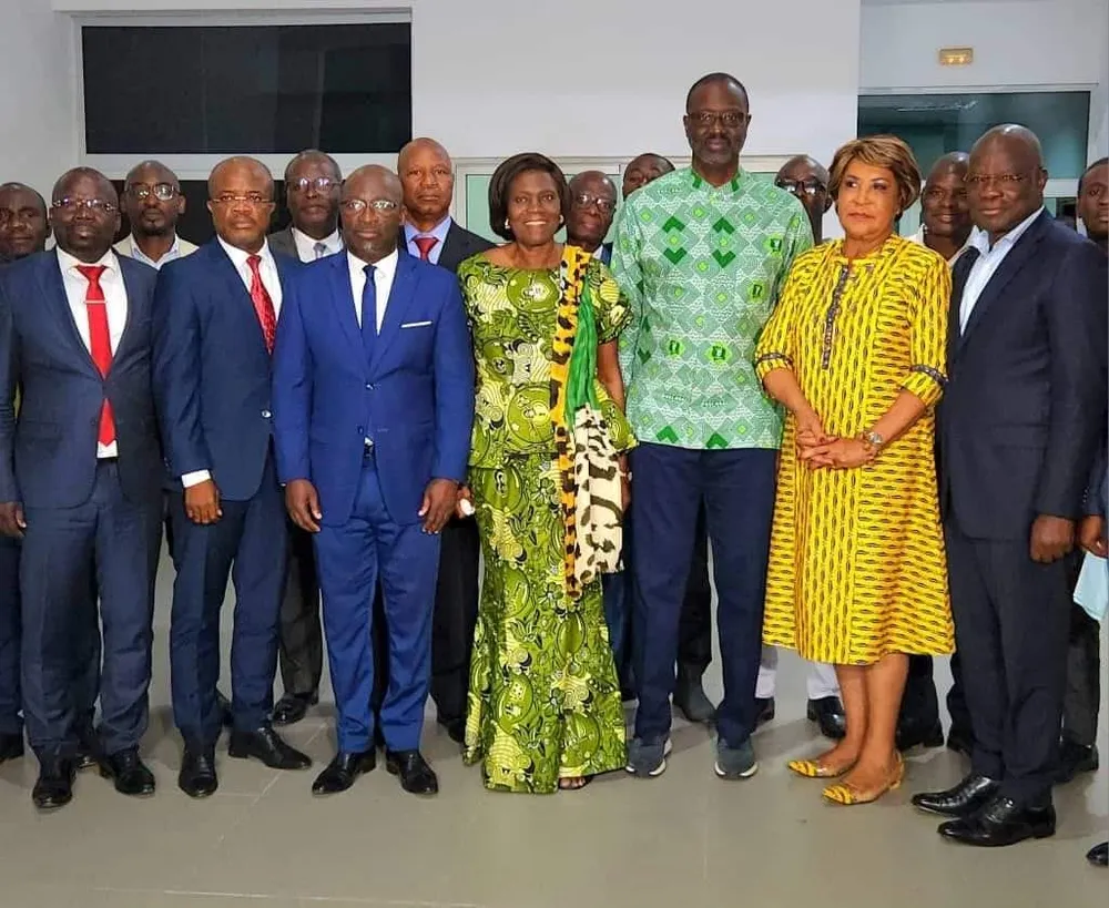 Tidjane Thiam et l'opposition le 14 octobre 2024